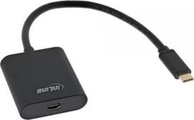 Adapteris USB InLine USB-C DisplayPort Mini, 0.2m, Juodas (64105B)