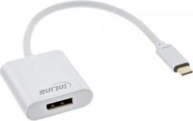 Adapteris USB InLine DisplayPort USB, 0.2m, Balta (64102S)