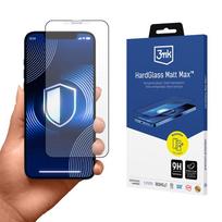 iphone 11 apsaugine ekrano plevele - Matte tempered glass 3mk HardGlass Matt Max for Apple iPhone X/XS/11 Pro - 1 nuotrauka
