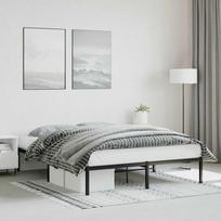 metaline lova 160x200 - Lova Metalinis lovos rėmas, 160x200 cm, juodas (Black) - 1 nuotrauka