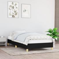 vidaXL Lovos rėmas, 90x200 cm, juodas (Black), audinys