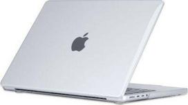 2021 m1 macbook pro - Tech-Protect SmartShell dėklas Apple MacBook Pro 14" M1 / M2 / M3 2021-2023, skaidrus (Clear) - 1 nuotrauka