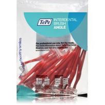 TePe Angle tarpdančių šepetėliai, 0,5 mm, raudoni, 25 vnt