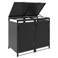 Metalinė konteinerio stoginė HATIS MBB01-2A, dviguba, antracito (Anthracite)