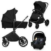 lionelo - Lionelo Mika Plus 3in1, Juodas (Black Onyx) - 1 nuotrauka