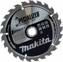diska pjovimo - Pjovimo diskas medienai Makita EFFICUT; 165x1,4x20,0 mm; Z25; 23° - 1 nuotrauka