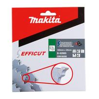 diska pjovimo - Pjovimo diskas medienai Makita EFFICUT; 165x1,4x20,0 mm; Z25; 23° - 3 nuotrauka