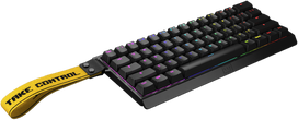 Wooting 60HE+ US Išdėstymas, Lekker L60 Magnetinė, Juoda (Black)
