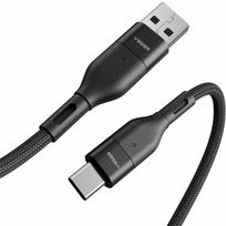 5a usb c laidas - VEGER AC03 USB-A į USB-C PD 5A 100W 1,2 m Juodas (Black) - 1 nuotrauka