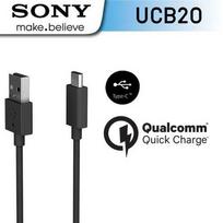 Sony UCB-20 USB-C duomenų kabelis 3A 1m Juodas (Black)