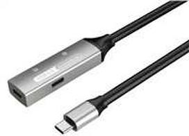 PremiumCord USB-C kartotuvas ir ilgintuvas 10m Juodas (Black)