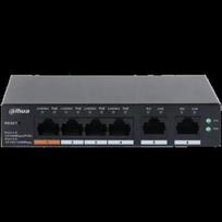 poe sakotuvas - Switch|DAHUA|CS4006-4ET-60|Type L2|Desktop/pedestal|PoE ports 4|CS4006-4ET-60 - 1 nuotrauka