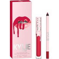Kylie Jenner Cosmetics Matte Liquid Lipstick & Lip Liner rinkinys lūpoms (skysti lūpų dažai 3 ml. + lūpų pieštukas 1.1 g.) - 402 Mary Jo