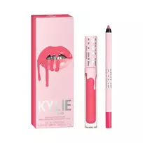 Kylie Jenner Cosmetics Matte Liquid Lipstick & Lip Liner rinkinys lūpoms (skysti lūpų dažai 3 ml. + lūpų pieštukas 1.1 g.) -  405 Red Velvet