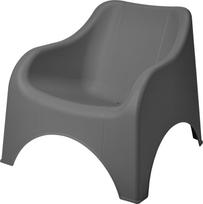 Plastikinė lauko kėdė ProGarden Nuvola, antracitas (Anthracite)