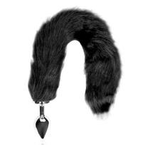 lapes uodegos - Ouch! Fox Tail Analinis Kaištis Metalinis Juodas (Black) - 1 nuotrauka