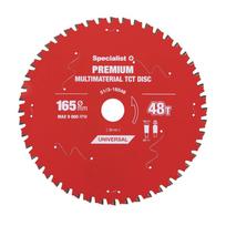 pjovimo diskas 165x20 - SPECIALIST+ pjovimo diskas Multimaterial 165x48Tx20mm - 3 nuotrauka