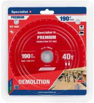 diskas 190x30 - Pjovimo diskas Specialist  Premium, 190 mm x 1 mm x 30 mm - 1 nuotrauka