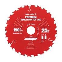 diskas 190x30 - Pjovimo diskas Specialist  Premium, 190 mm x 1 mm x 30 mm - 3 nuotrauka