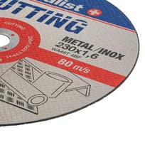 metalo pjovimo diskai 230 mm - Pjovimo diskas Specialist  Cutting, 230 mm x 1.6 mm x 22 mm - 2 nuotrauka