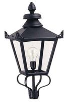 Pastatomas lauko šviestuvas Elstead Lighting Grampian GL1, 60W, E27, IP44, juoda sp., 29 cm x 68 cm