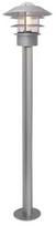 Pastatomas lauko šviestuvas Elstead Lighting Helsingor, 60W, E27, IP44, sidabro sp., 21.8 cm x 100 cm