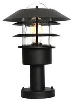Pastatomas lauko šviestuvas Elstead Lighting Helsingor, 60W, E27, IP44, juoda sp., 21.8 cm x 30.5 cm