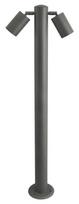 Pastatomas lauko šviestuvas AZzardo Rolf 2, 35W, GU10, IP44, pilka sp., 18 cm x 90 cm