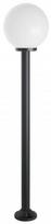 pastatomas lauko sviestuvas - Pastatomas lauko šviestuvas Su-Ma Kule 60, 100W, E27, IP43, juoda sp., 30 cm x 180 cm - 1 nuotrauka