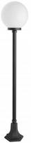 Pastatomas lauko šviestuvas Su-Ma Kule Classic, 60W, E27, IP43, juoda sp., 25 cm x 153 cm