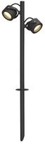Įsmeigiamas lauko šviestuvas SLV Sitra 360 SL Spike, 9W, GX53, IP44, antracito sp., 11.6 cm x 67 cm