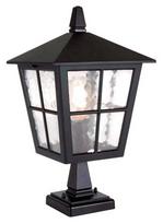 Pastatomas lauko šviestuvas Elstead Lighting Canterbury, 60W, E27, IP43, juoda sp., 21.5 cm x 38 cm