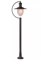 Pastatomas lauko šviestuvas Lucide Aruba 11873/01/30, 60W, E27, IP44, ruda sp., 28.5 cm x 110 cm