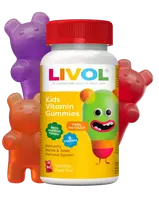 LIVOL MULTI vitaminų guminukai vaikams, 60 guminukų