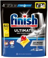 Indaplovių kapsulės Finish Powerball Ultimate All in One Lemon, 60 vnt.