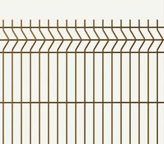 Tvoros segmentas, cinkuotas, rudos sp., 200 x 50 x 4 x 1730 x 2500 mm