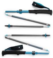 carbon lazdos - Black Diamond Distance Carbon FLZ, 110 cm (Juodas/Black) - 1 nuotrauka