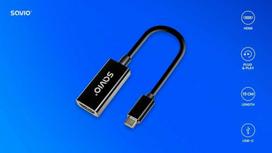 hdmi type c laidas - Nedis CVGP34900BK HDMI Adapter - 1 nuotrauka