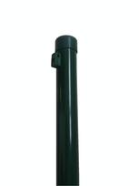 led apsvietimo stulpas - Tvoros stulpas, karštai cinkuotas, žalios sp., 48 x 2300 mm - 1 nuotrauka