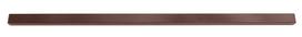 Stulpas tvoros segmentui HERVIN GARDEN, su dangteliu, 40x60 mm, h-2500 mm, Zn, rudas