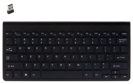 belaide klaviatura kompiuteriui - RoGer Smart TV Belaidė Klaviatūra Juoda (Black) - 1 nuotrauka