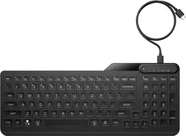 belaide klaviatura su apsvietimu - HP 405 Belaidė USB-C Klaviatūra su Apšvietimu, Juoda (Black) - 1 nuotrauka