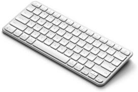satechi slim - Satechi Slim EX1 QWERTY Belaidė Klaviatūra Mac / PC, Sidabrinė (Silver) - 1 nuotrauka