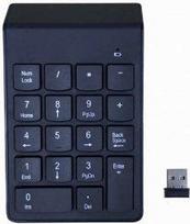 usb klaviatura - Gembird KPD-W-02 Belaidė skaičių klaviatūra, Juoda (Black) - 1 nuotrauka