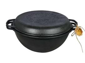 KETAUS KAZANAS WOK 15 L SU KETAUS DANGČIU KEPTUVĖ (Grilis) "MAYSTERNYA"