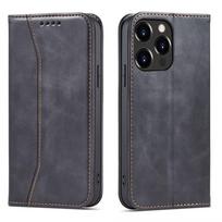 telefono pinigine iphone - Magnet Fancy Case case for iPhone 14 Pro Max flip cover wallet stand black - 1 nuotrauka