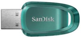 usb 3 flash 128gb - SanDisk Ultra Eco 128GB USB 3.2 Žalias (Green) - 1 nuotrauka