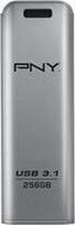pny elite 256gb - PNY Elite Steel 256GB USB 3.1 Sidabrinis (Silver) - 1 nuotrauka