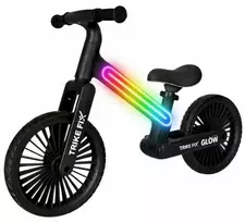 krosiniai vaikams - Balansinis dviratukas Trike Fix Glow LED Juodas (Black) - 1 nuotrauka