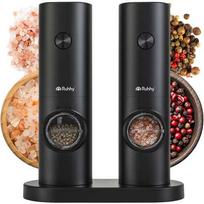 virtuves irankiu rinkinys - Ruhhy 25558 elektrinis pipirų ir druskos malūnėlis - 2 vnt. Juodas (Black) - 1 nuotrauka